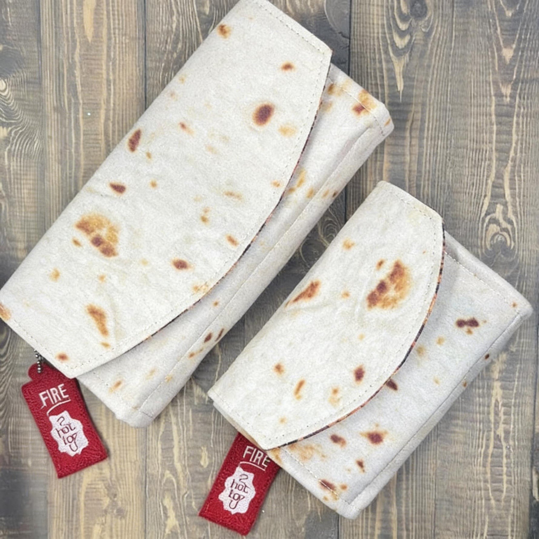 Burrito-inspiriertes Geldbeutel mit Magnetverschluss – Praktische Aufbewahrung