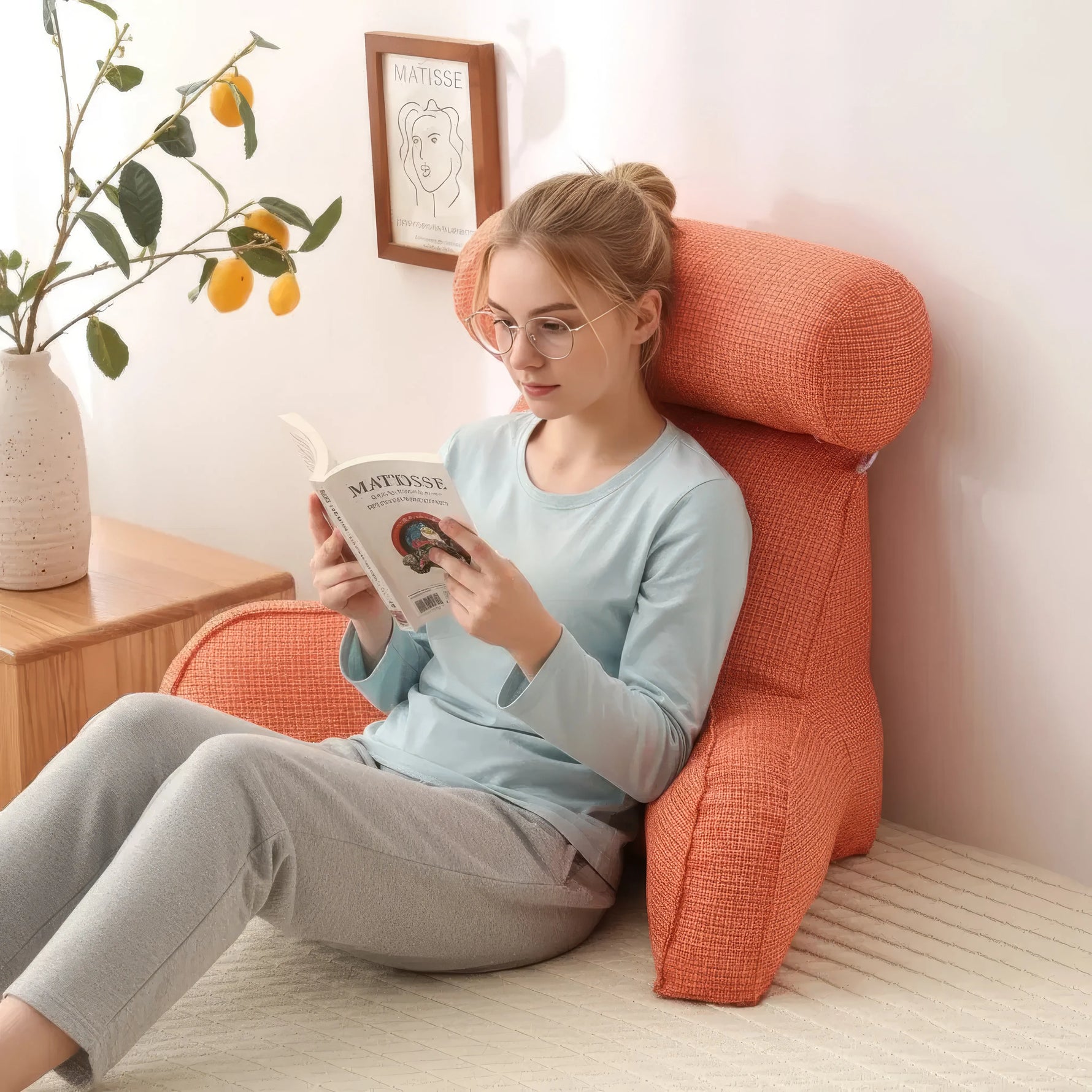 Entspanntes Lernen und Lesen im Bett mit dem RelaxNest