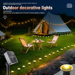 Sonnenstrahl Solar LED Außenleuchten | 15/30 LEDs | 8 Lichtmodi | IP65 Wetterfest