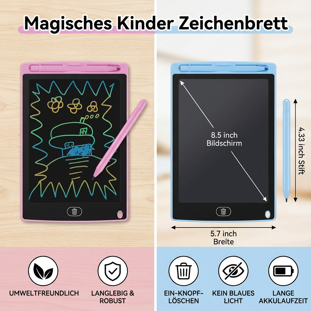 Zeichenbrett für Kinder – Kreatives Malen und Zeichnen