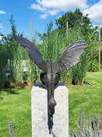 Drachenbrunnen Skulptur aus Bronze für Ihren Garten