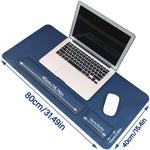 Dreisatz Schreibtisch-Set aus PU-Leder - Mit Handballenauflage und Pad