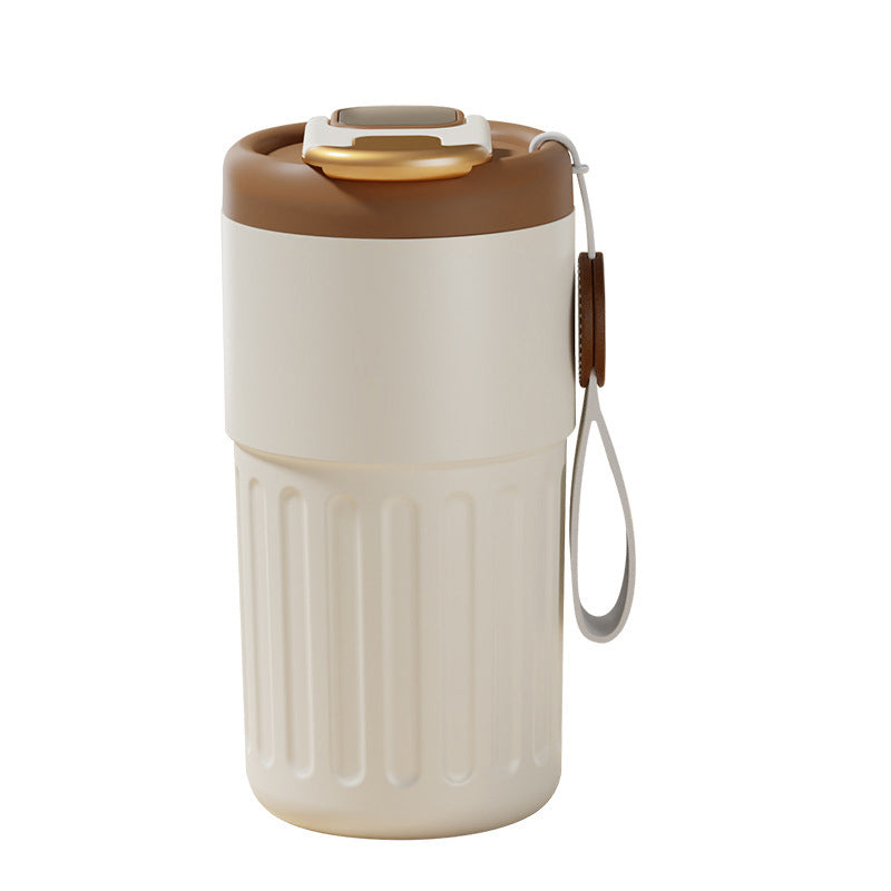 Kaffeethermoskanne mit Temperaturanzeige