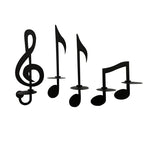 Wandlicht mit schwarzer Musiknote