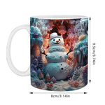 3D Schneemann Tasse