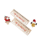 Holzspielzeug Weihnachts-Mobile mit Santa Claus Kalender Ornament