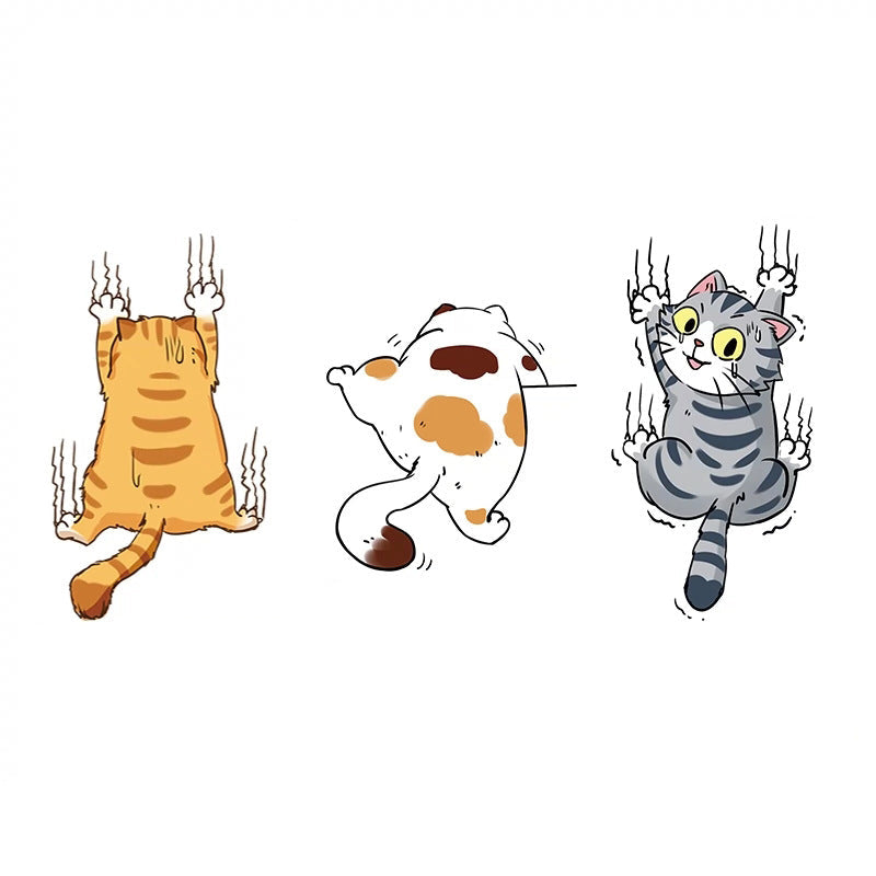 Niedliche Katzen Comic Aufkleber für Autos