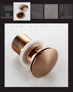 Eleganter Waschbeckenabfluss in Roségold – Hochwertiges Design