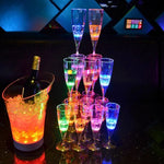 LuminousElegance | LED-Weingläser Set (6 Stück)