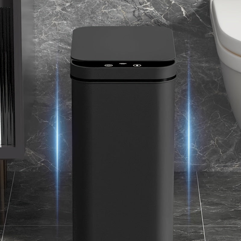 Set mit 2 intelligenten Sensor-Mülleimern – berührungslos und kompakt (schwarz)