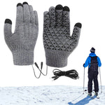 Heat Protection Gloves | USB Rechargeable | Touchscreen-friendly & Non-slip | Thermal Winter Gloves for Outdoor Activities
