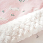 Kuscheldecke für Babys mit Kapuze – Fleece-Decke mit Ohren