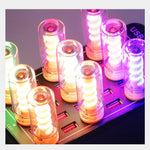 Glanzlicht USB Ambient Lamp | Portable & Touch-Controlled | LED Glass Light for Car, Bedroom & Travel