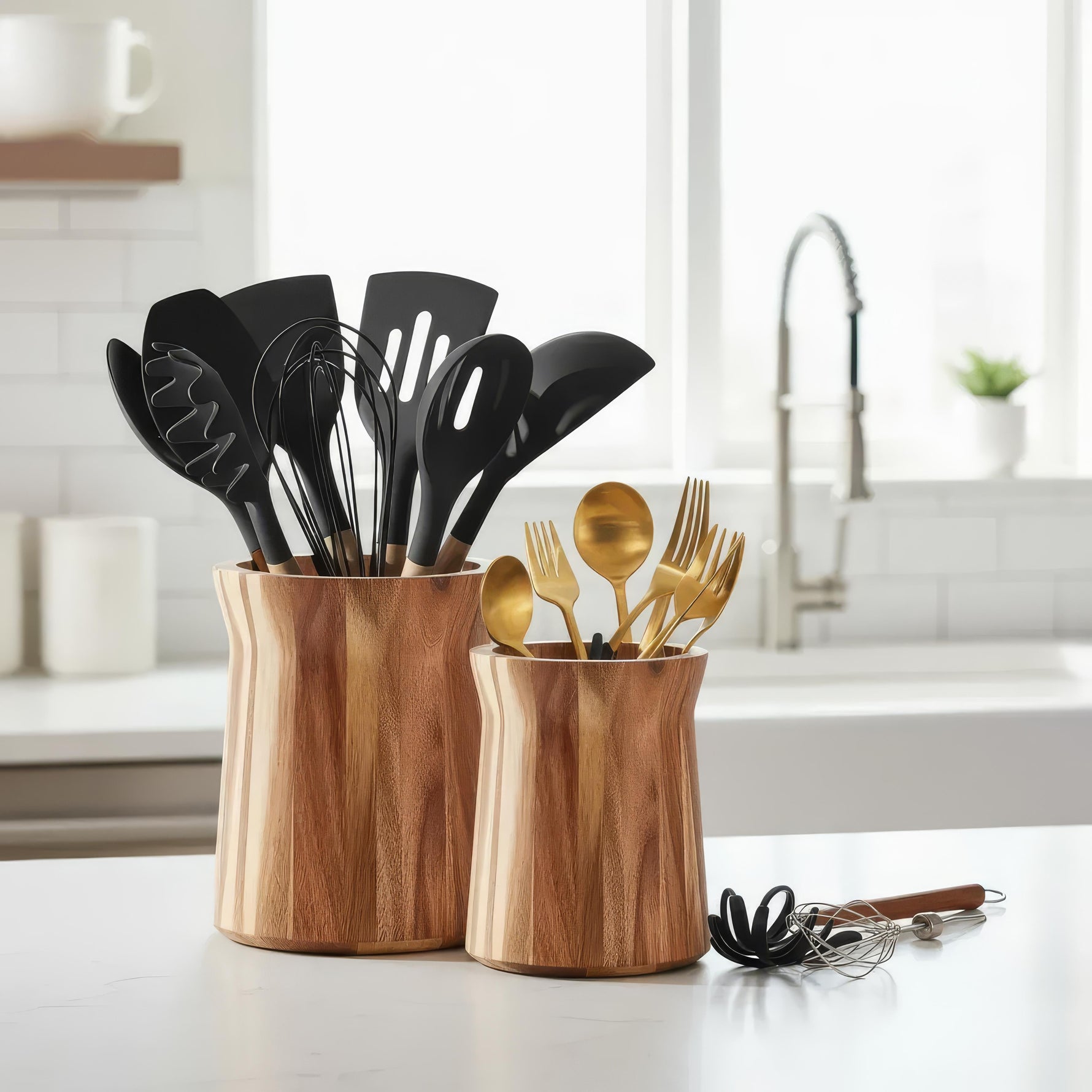 Küchenheld – 360° drehbarer Utensilienorganizer