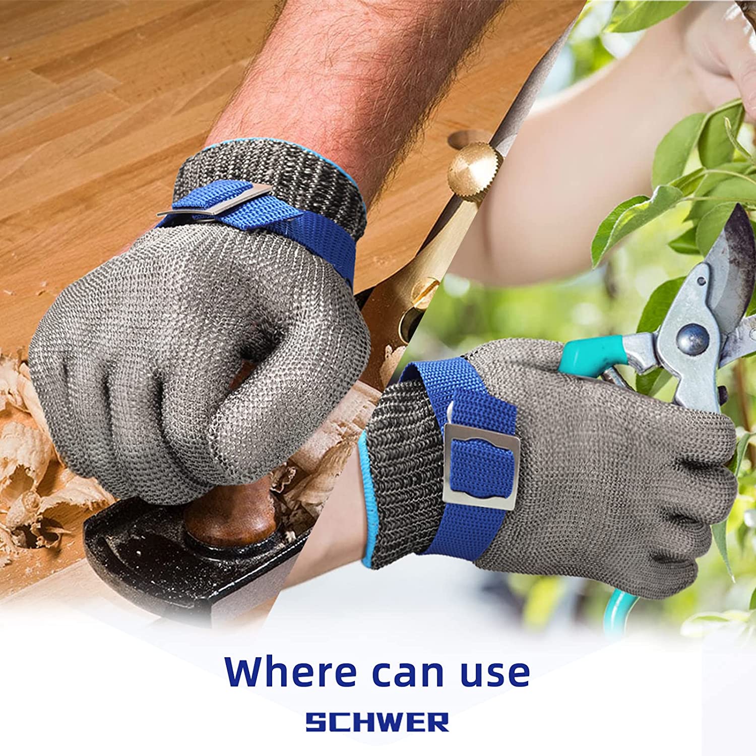 High-quality stainless steel cut-resistant glove