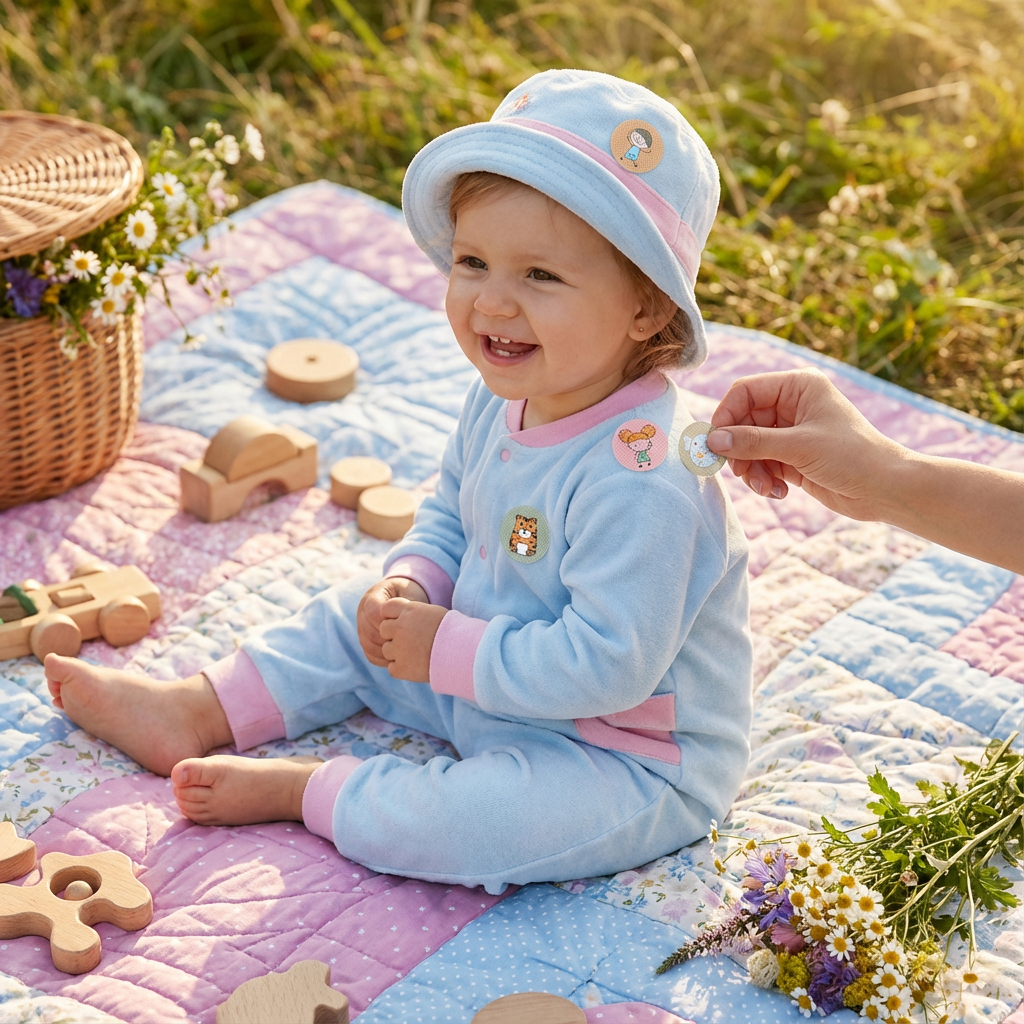 100 Stück Mückenabwehr Aufkleber für Kinder und Babys – Natürliche Lösung
