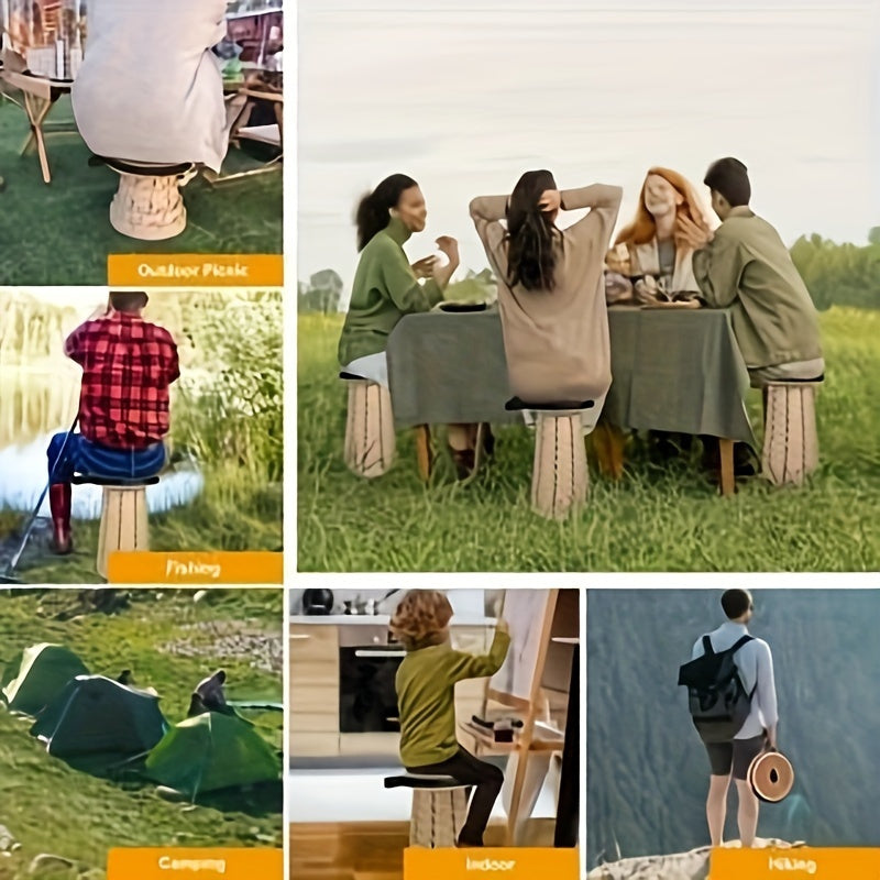 FlexiSit - Adaptable Comfort Stool for Every Occasion