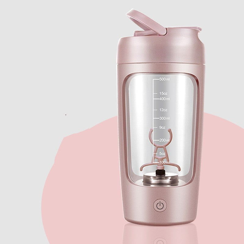 Smart shaker for protein mix with battery