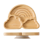 Toddler Dinnerware Set with Suction – Safe Bamboo Bowls and Plates