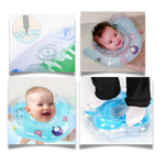 Safe baby swimming ring with double buoyancy system