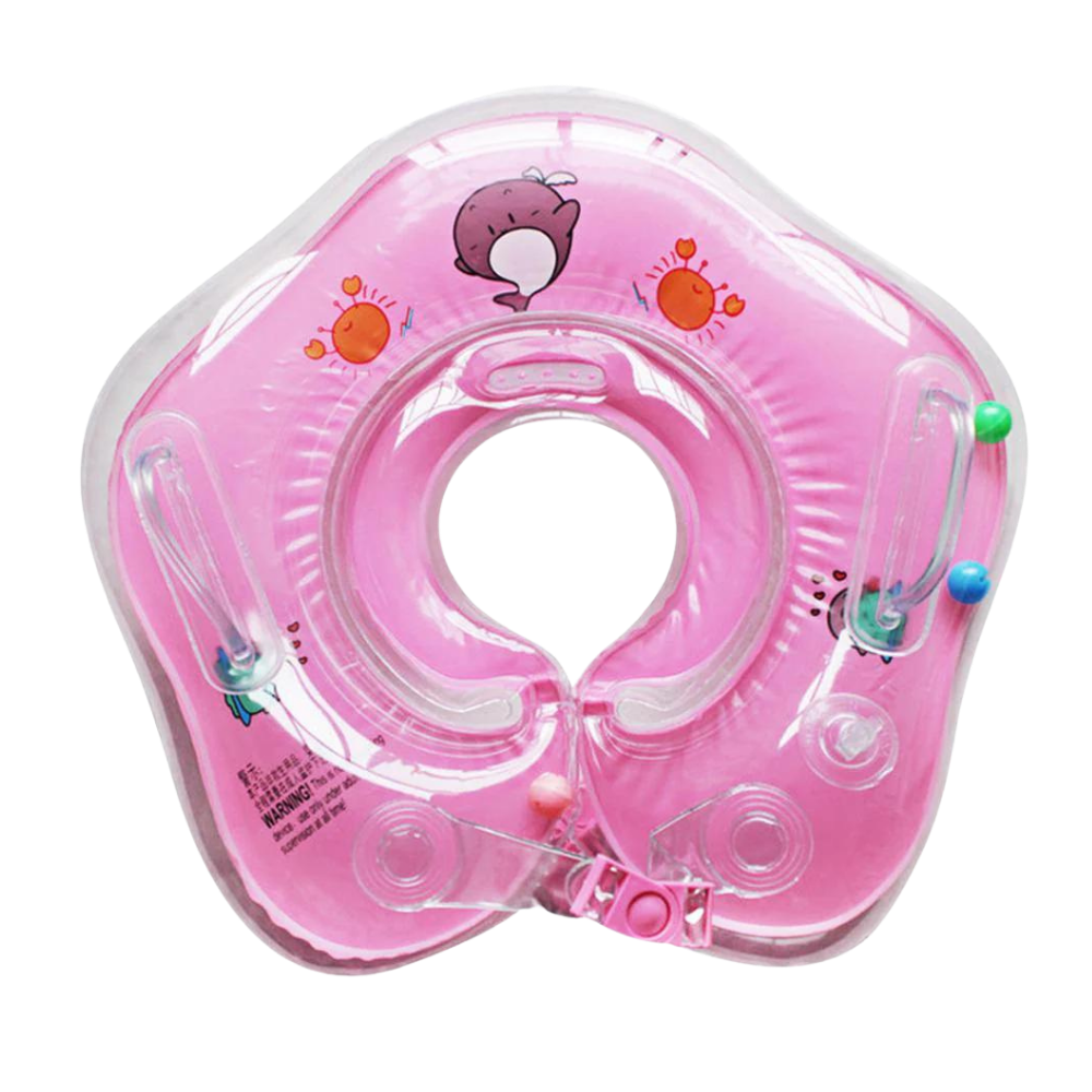 Safe baby swimming ring with double buoyancy system
