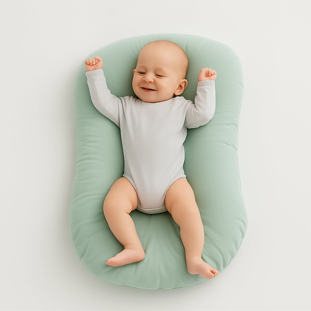 Orthopädisches Baby-Kissen – Vorbeugung gegen flachen Kopf – Gedächtnisschaum – Neugeborenen Unterstützung