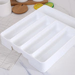 Practical Cutlery and Drawer Organizer | 27x17.6x3.5 cm | Black or White