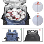 Isolierte Rucksack-Kühltasche mit großer Kapazität