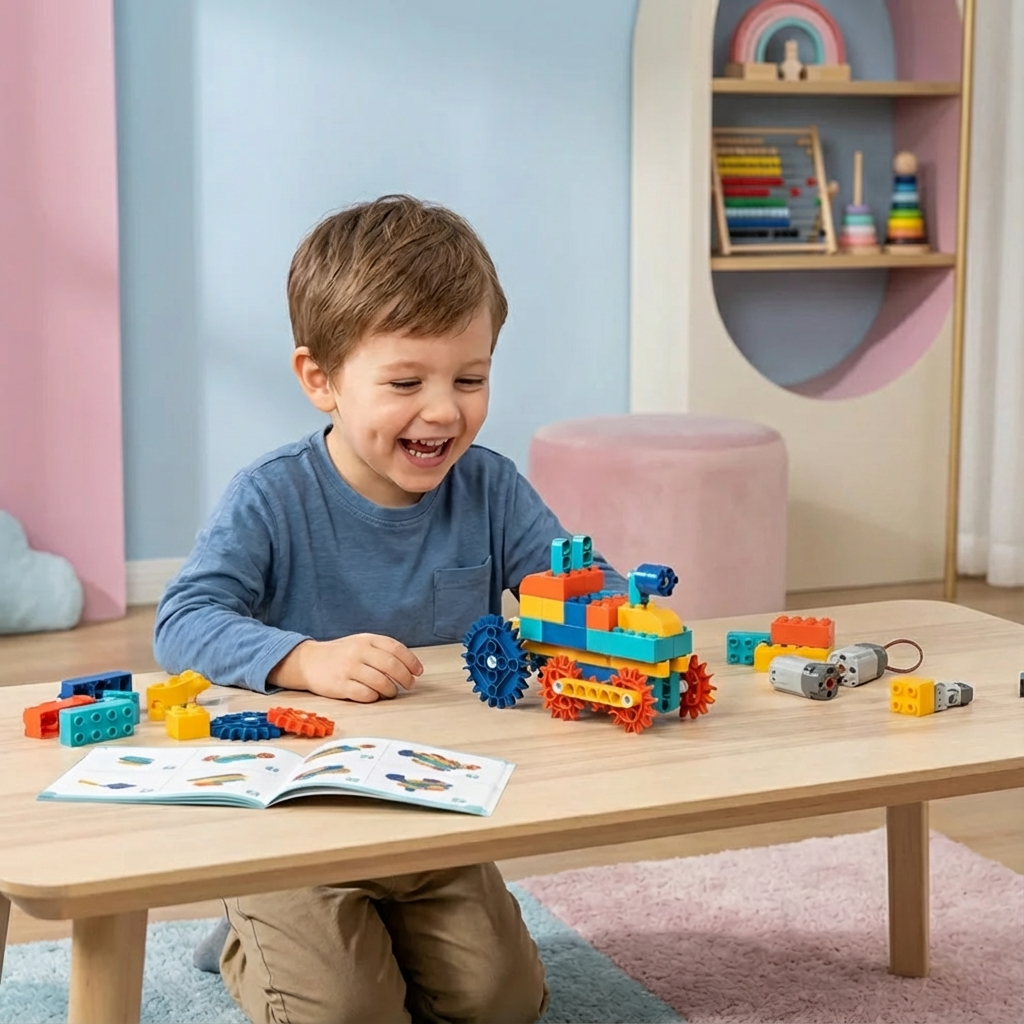 Motorisierte Spielbausteine für Wissenschaft und Bildung