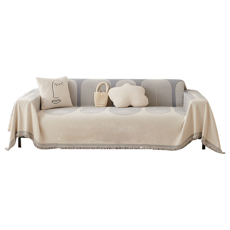 Doppelseitige Chenille Sofabezug