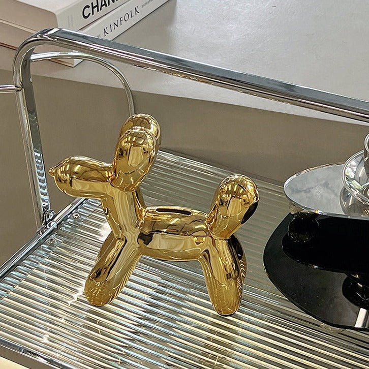 Elegantes Sparschwein in Hundedesign