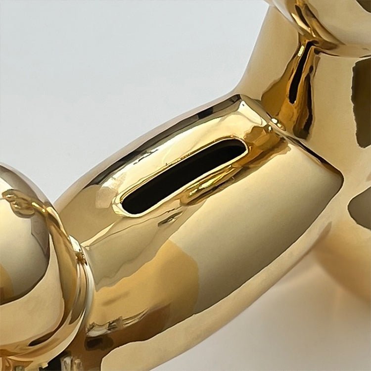 Elegantes Sparschwein in Hundedesign