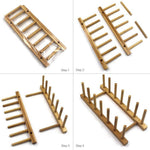 Eleganter Geschirrständer aus Bambus | EcoStore