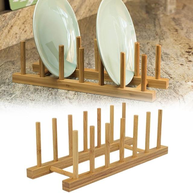 Eleganter Geschirrständer aus Bambus | EcoStore
