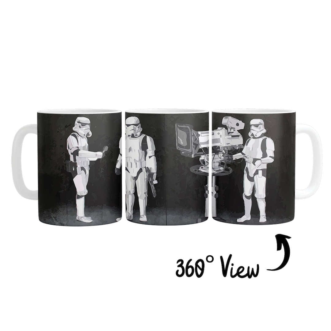 Kreative Kaffeetasse mit einzigartigem Film-Motiv