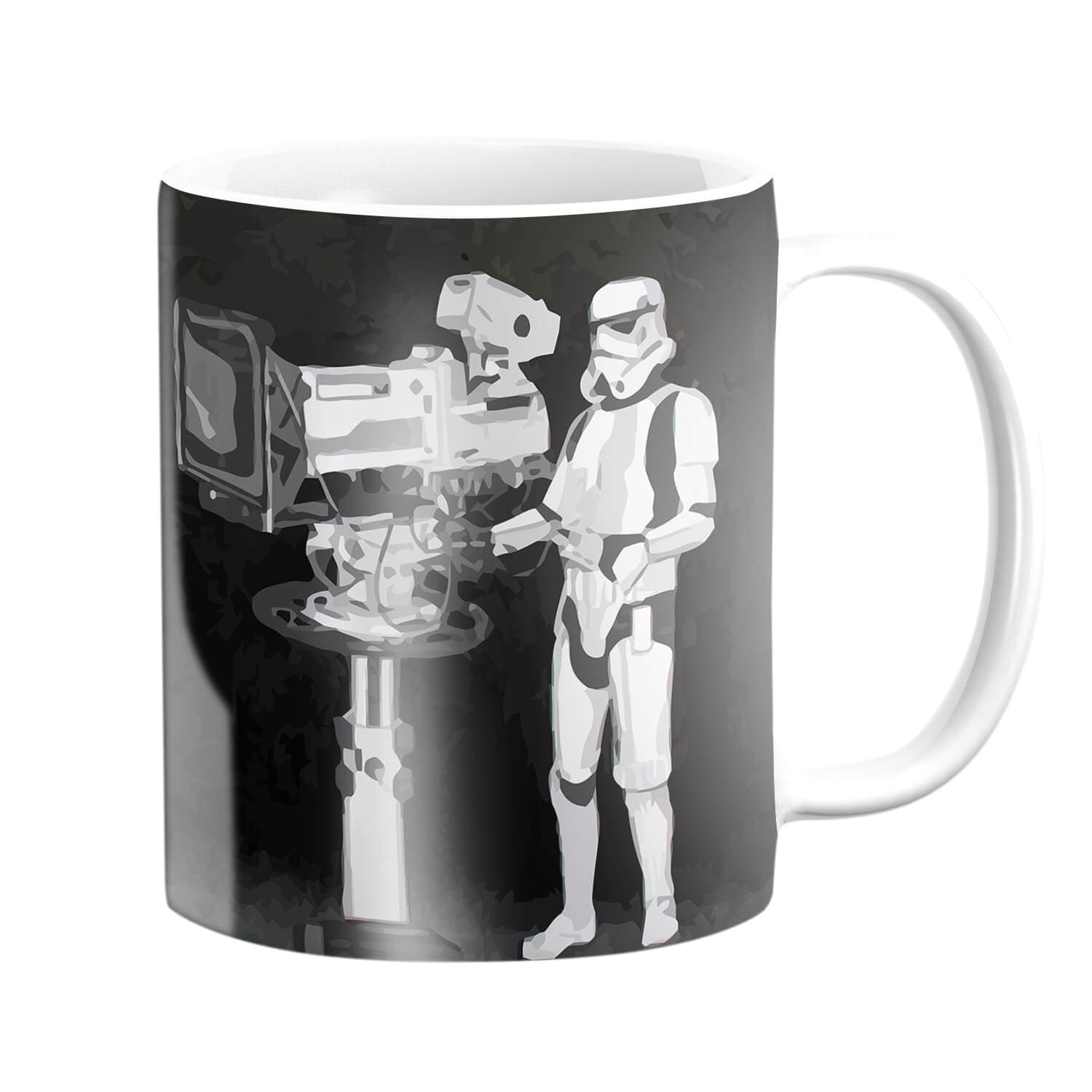 Kreative Kaffeetasse mit einzigartigem Film-Motiv
