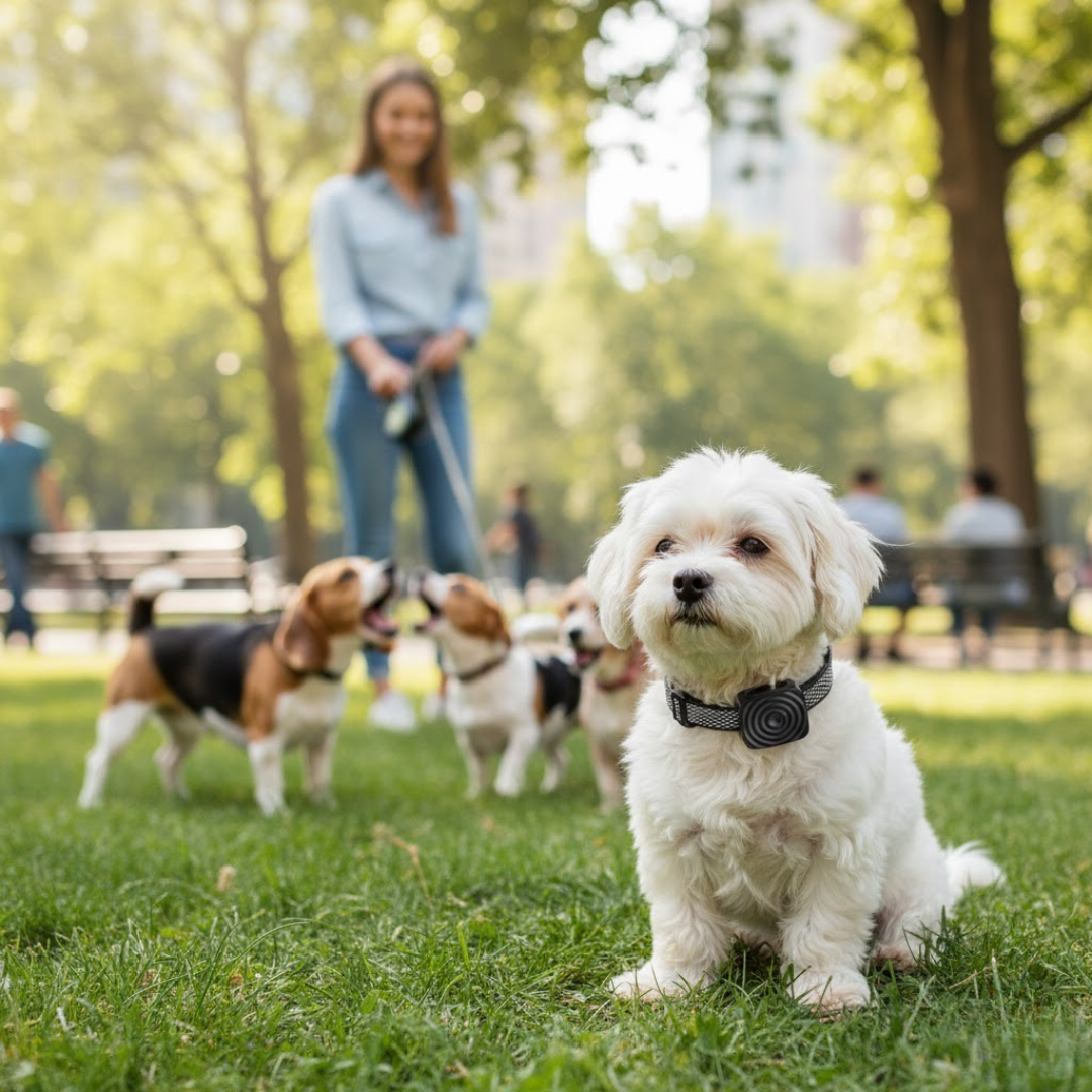 Sanftes Trainingshalsband für kleine Hunde mit intelligenter Technologie