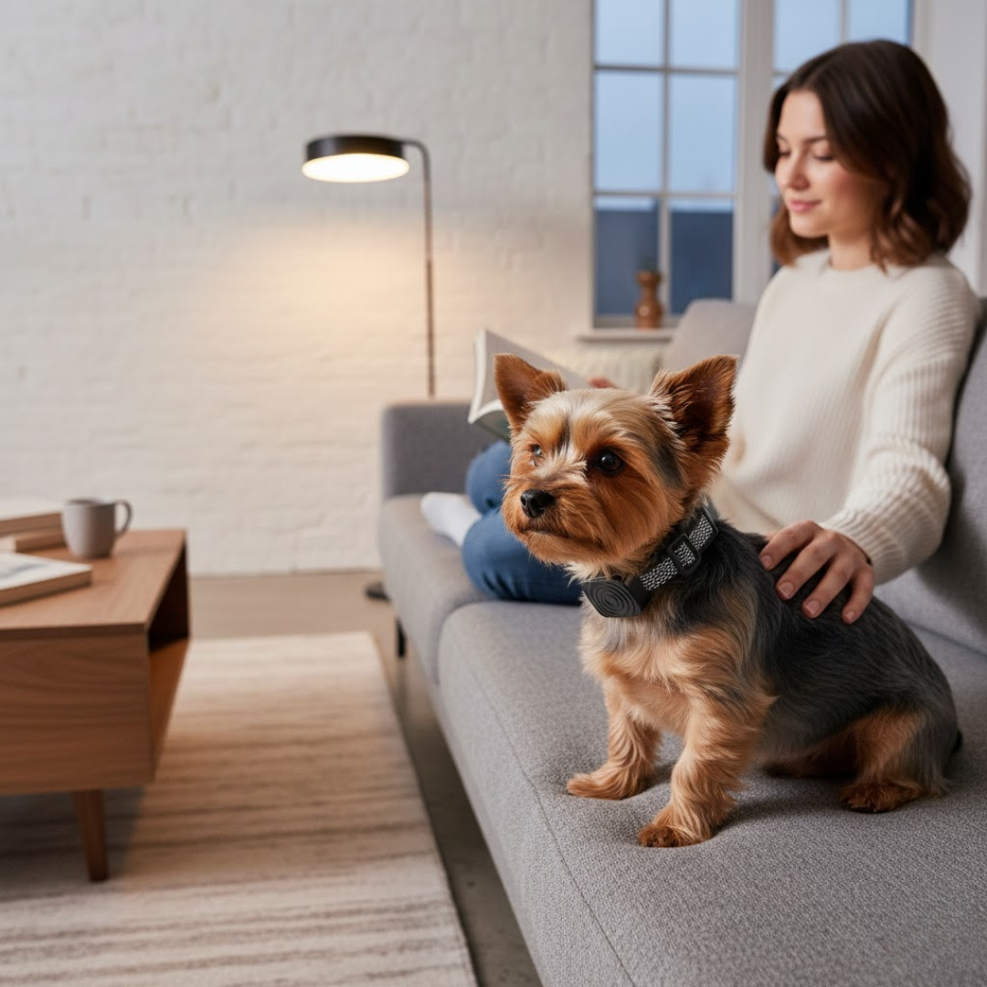 Sanftes Trainingshalsband für kleine Hunde mit intelligenter Technologie