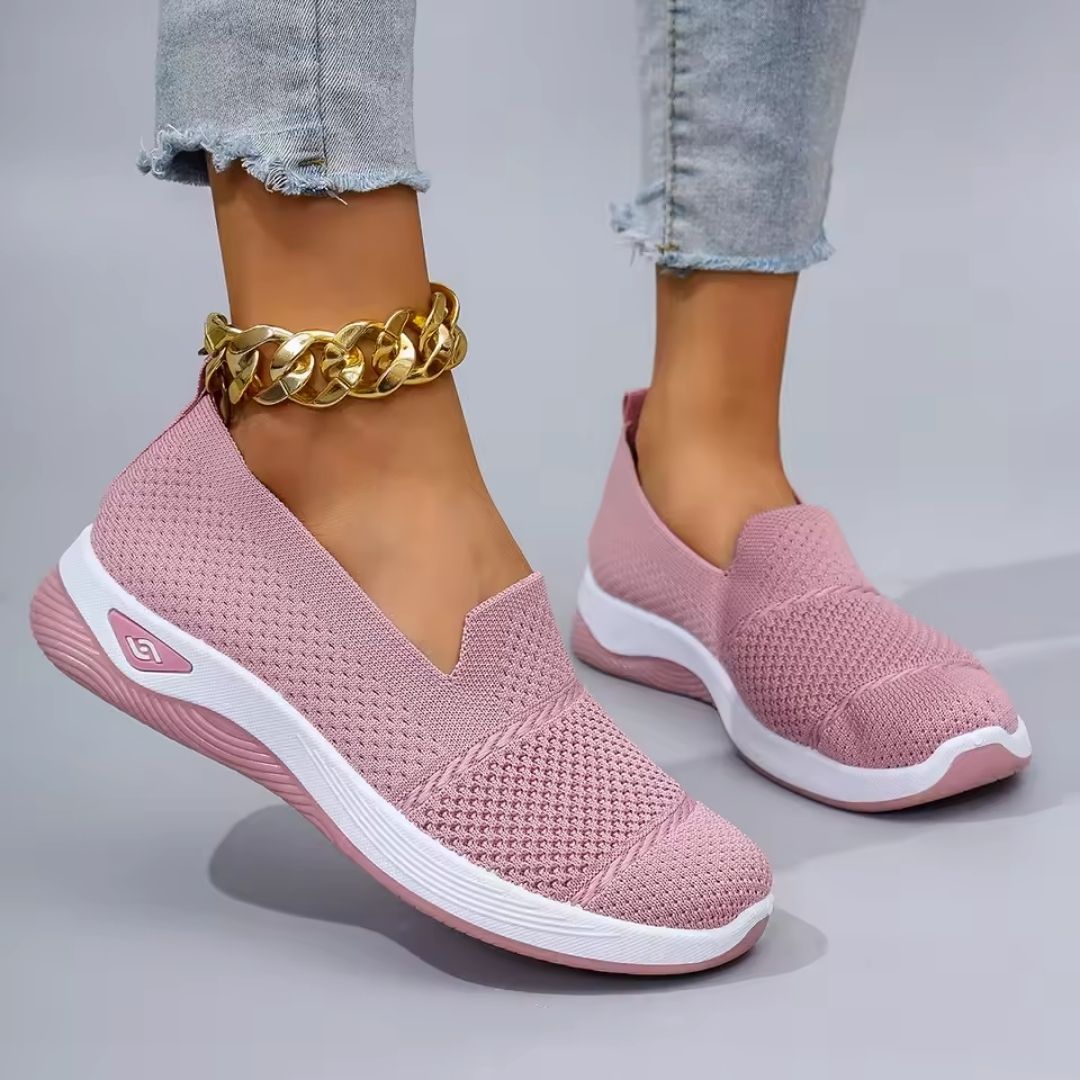 Elegant Women's Sneakers with Orthopedic Support