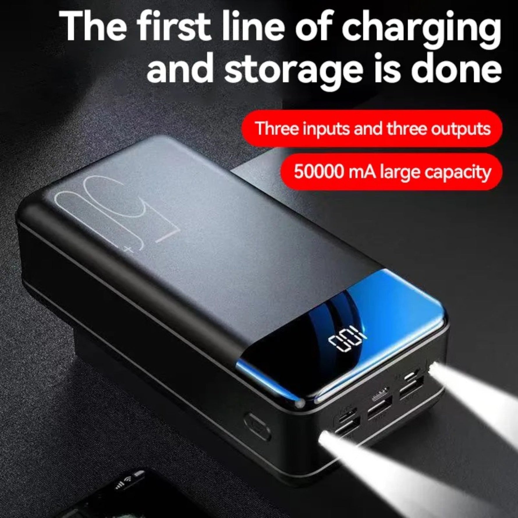 Energy Booster 30000mAh – Fast Charging On the Go
