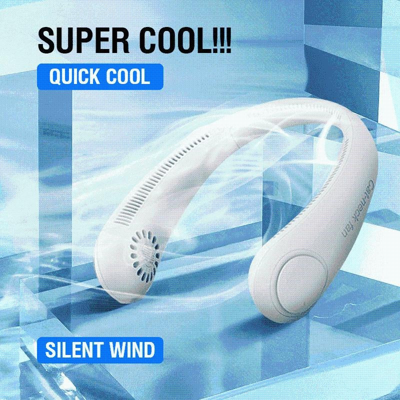 Tragbarer Nackenventilator mit USB-Ladung