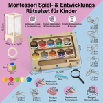 Entwicklungsförderndes 3-teiliges Montessori Puzzle-Set für Kinder