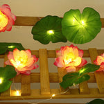 Elegante LED-Blütenlichterkette | Flexibel einsetzbar | Für Garten und Feste