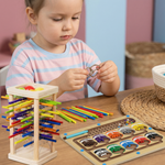 Entwicklungsförderndes 3-teiliges Montessori Puzzle-Set für Kinder