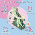 Rutschbahn mit Dinosauriern – Spaßige Achterbahn für Kinder