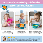 Kleckersichere Schüssel für Babys – Mahlzeiten ohne Verschütten