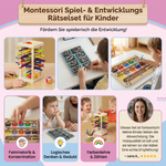 Entwicklungsförderndes 3-teiliges Montessori Puzzle-Set für Kinder