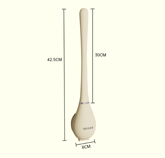 Hygienic Silicone Toilet Brush with a Modern Look