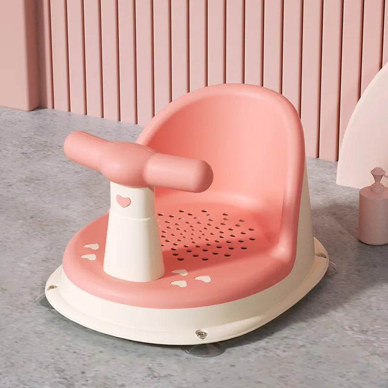 Baby Badesitz mit Griff – Rutschfester und drehbarer Wannensitz