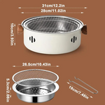 Tragbarer Grill für Barbecue